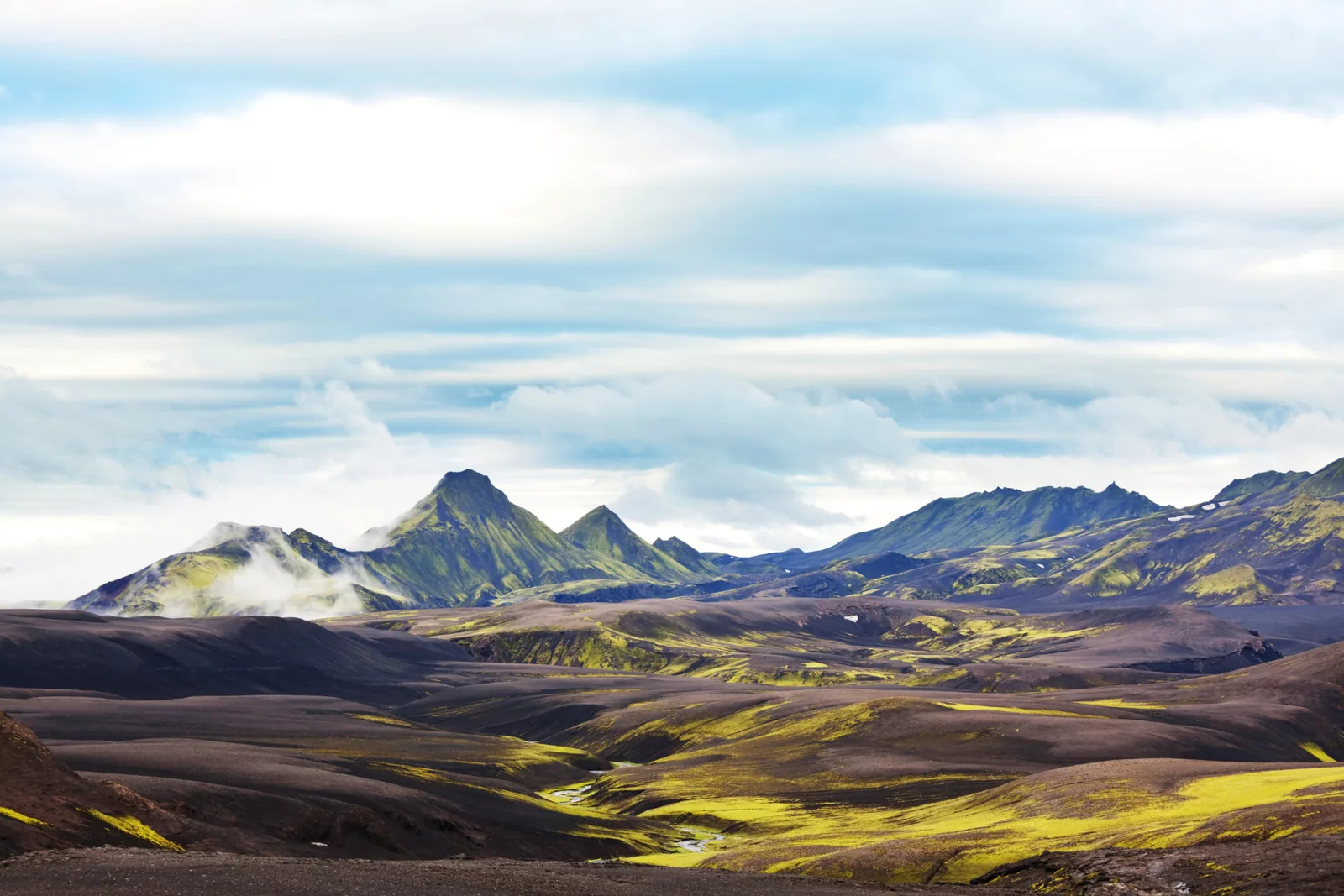 Mountain scenery in Iceland